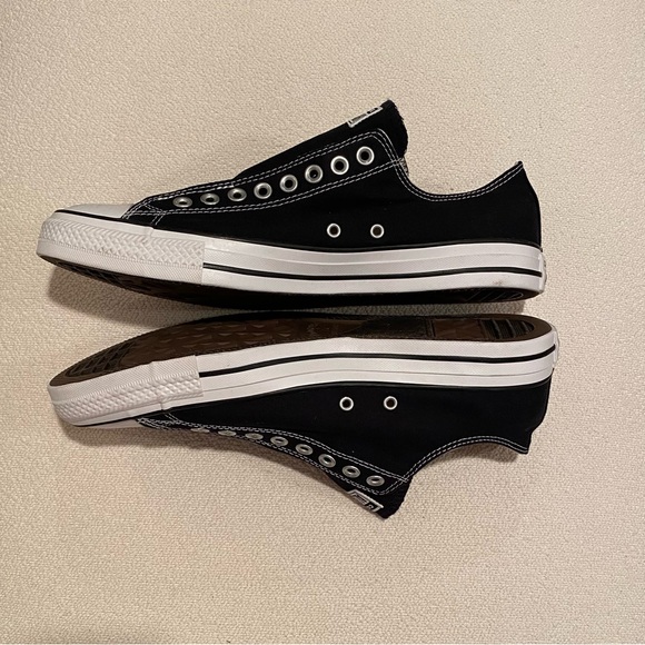 Converse Men's Black Slip-On Sneakers - Picture 6 of 7